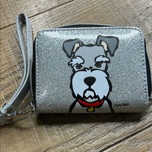 Marc Tetro silver  Schnauzer Wallet
